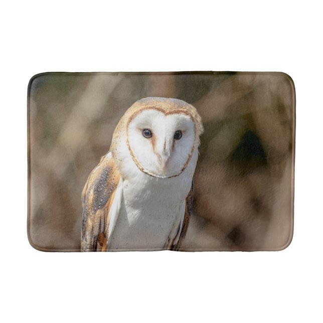 Barn Owl Bath Mat (Front)