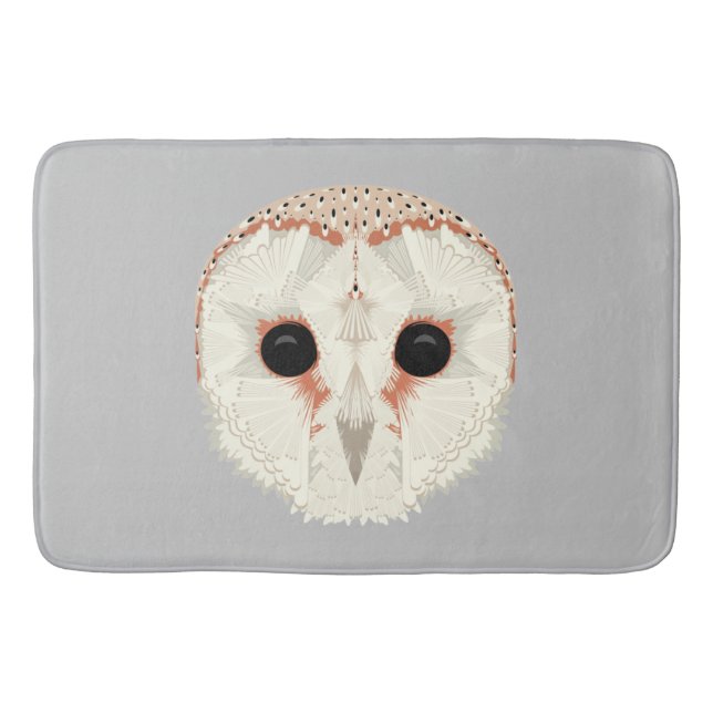 Barn Owl Bath Mat (Front)