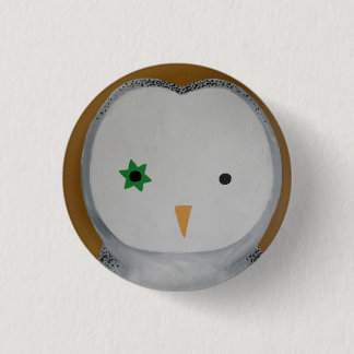 Barn owl button