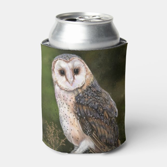 Barn Owl Can Cooler (Can Front)
