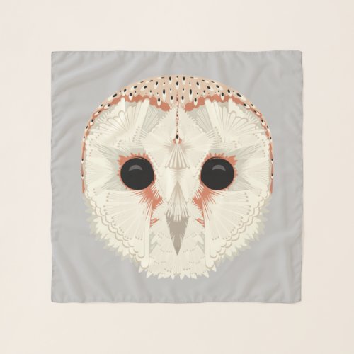 Barn Owl Chiffon Square Scarf (3 Sizes)