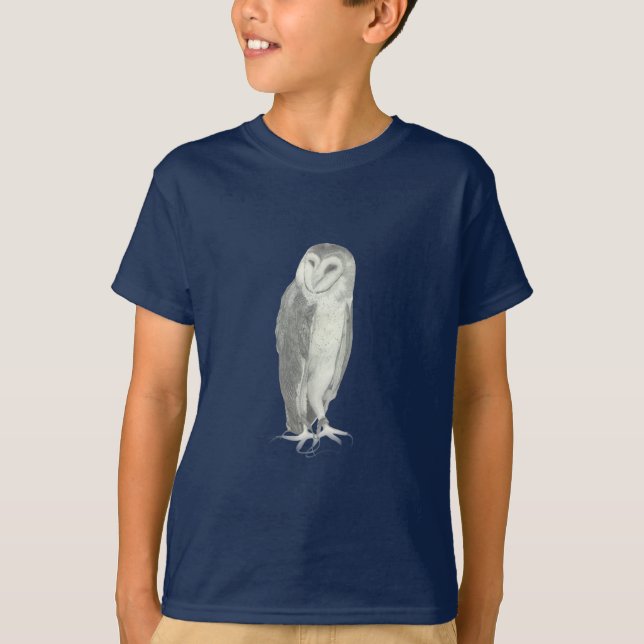 Barn Owl | Customizable T-Shirt (Front)