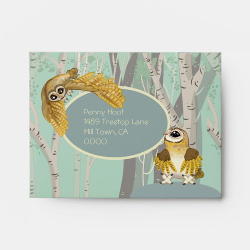 Barn Owl Envelope