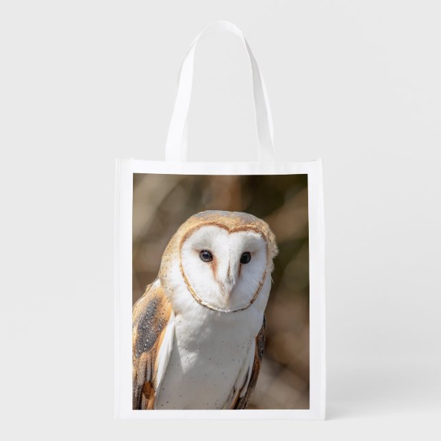 Barn Owl Grocery Bag (Front)