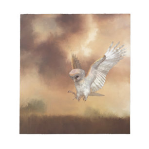 Barn Owl in Flight Notepad