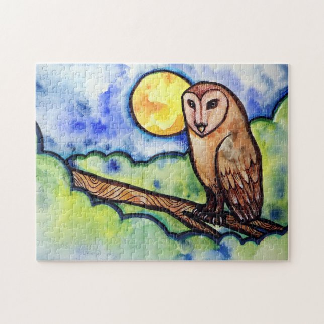 Barn Owl Jigsaw Puzzle (Horizontal)