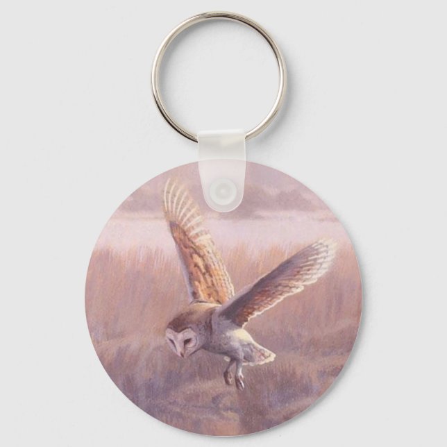 Barn Owl Keychain (Front)