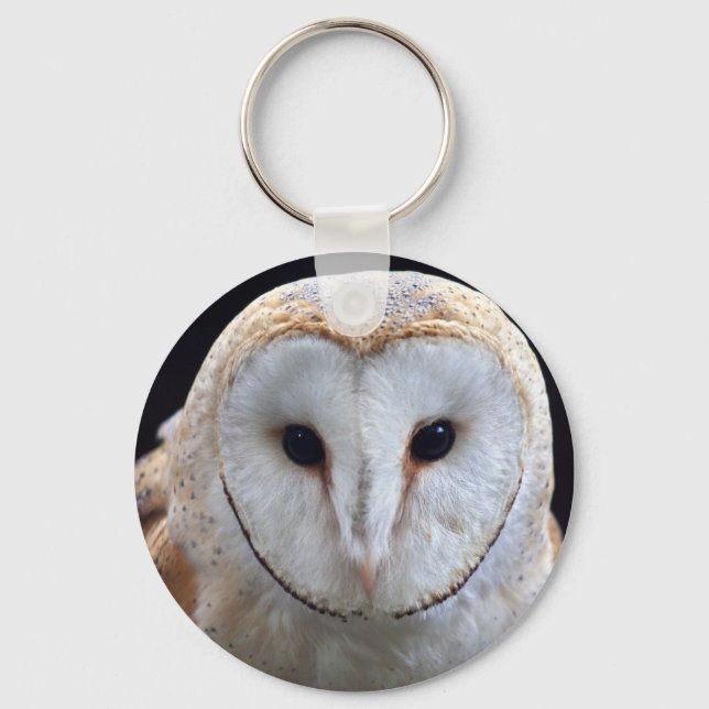Barn Owl Keyring (Front)