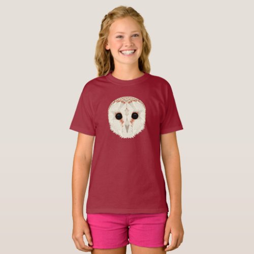 Barn Owl Kids T_Shirt