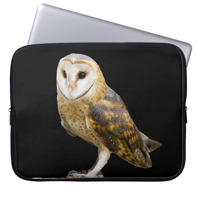 Barn Owl Laptop Sleeve (Front)