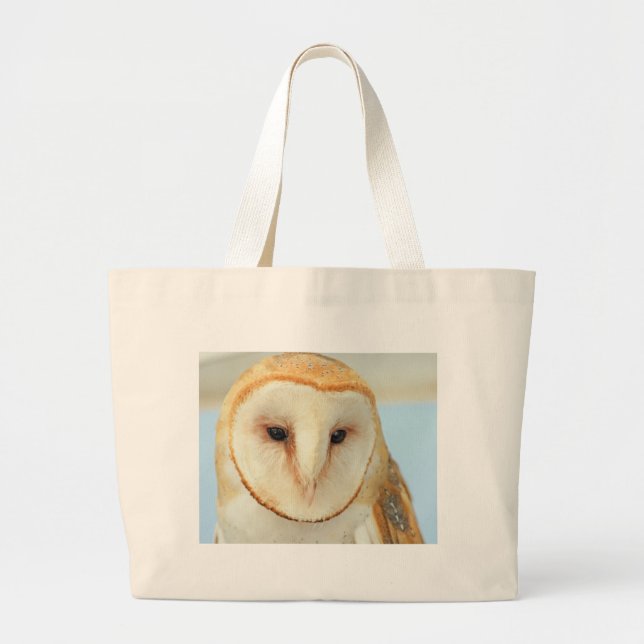 Barn owl large tote bag (Front)