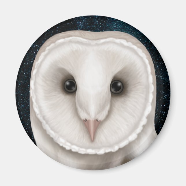 Barn Owl Magnet (Front)