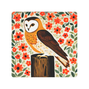 Barn Owl Metal Print