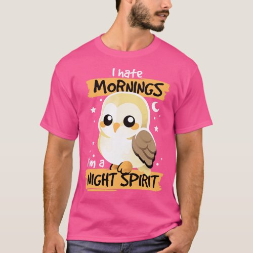 Barn owl night spirit T_Shirt