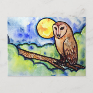 Barn Owl Postcard