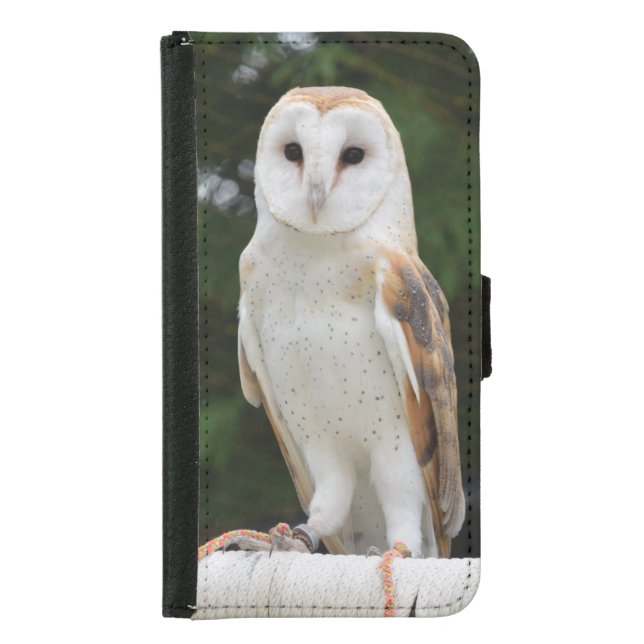 Barn Owl Samsung Phone Wallet (Front)