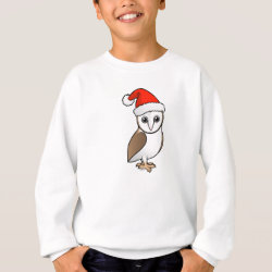 Barn Owl Santa Kids' American Apparel Organic T-Shirt