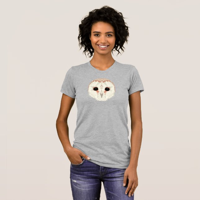 Barn Owl Slim Fit Women's T-shirt (Front Full)