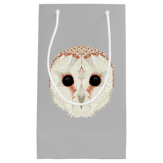 Barn Owl Small Gift Bag (Front)