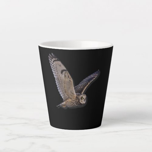 Barn Owl Spirit Animal Nature And Outdoor Lover Latte Mug