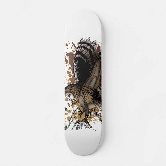 Barn Owl Stance Skateboard Deck (Front)