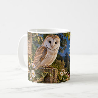 Barn Owl Stay Wise Stay Wonderful Coffee Mug
