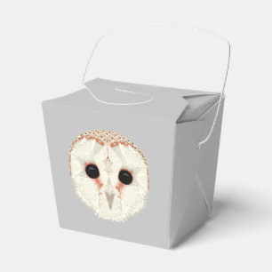 Barn Owl Takeout Style Favor Box