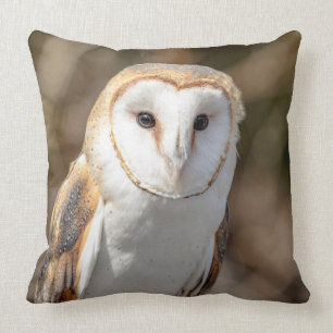 Barn Owl Throw Pillow