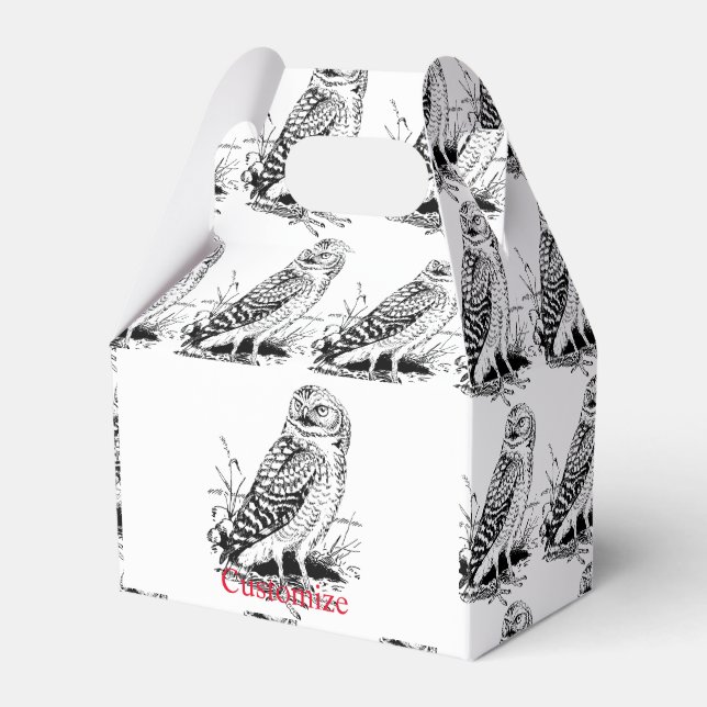 Barn Owl Thunder_Cove  Favor Boxes (Front Side)