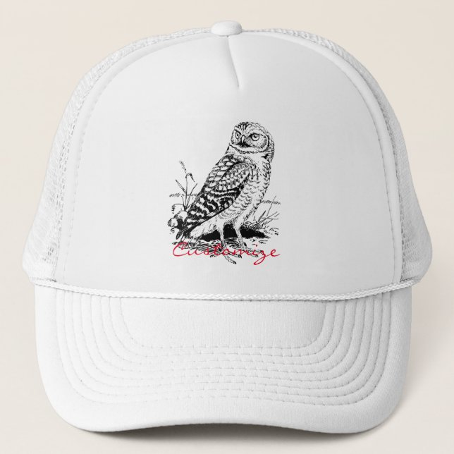 Barn Owl Thunder_Cove Trucker Hat (Front)