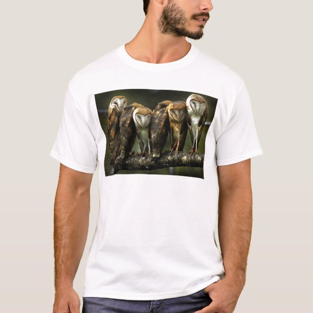 Barn Owls white shirt (Front)