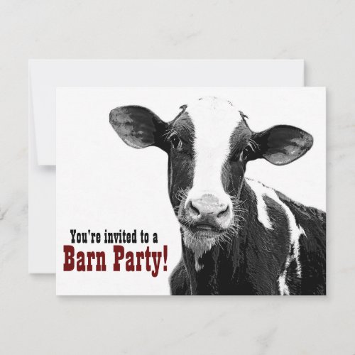 Barn Party _ Country Style Get Together Invitation