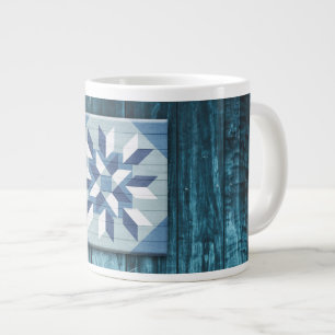 Barn Quilt Star 4 Giant Coffee Mug