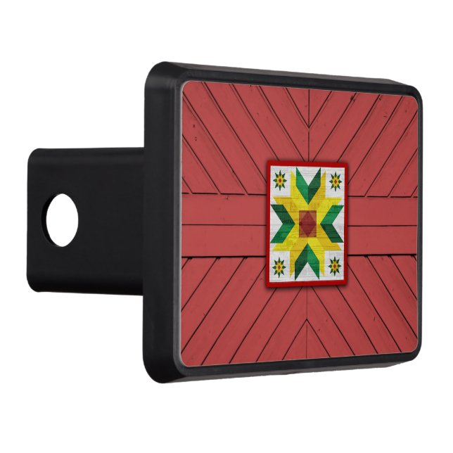 Barn Quilt Star 8 Hitch Cover (Right)