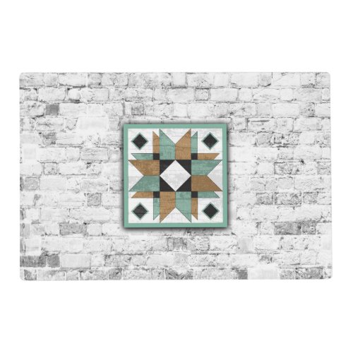 Barn Quilt Star 9 Placemat