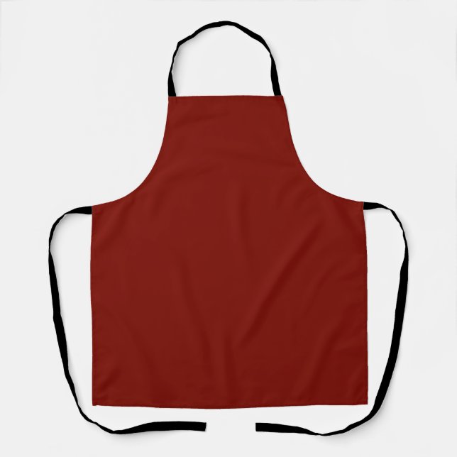 Barn Red (solid color)  Apron (Front)