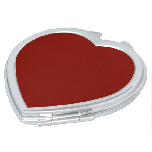 Barn Red solid color  Compact Mirror