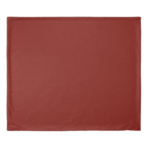 Barn Red solid color  Duvet Cover