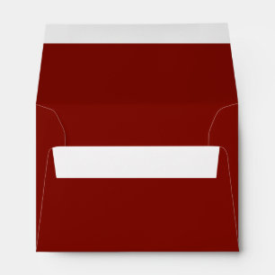 Barn Red (solid color) Envelope