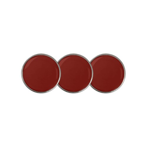 Barn Red solid color  Golf Ball Marker