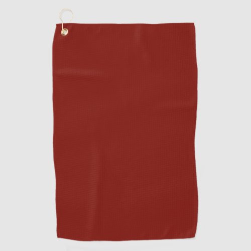 Barn Red solid color  Golf Towel