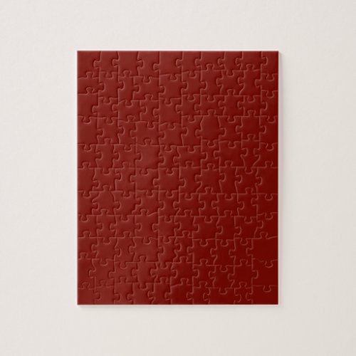 Barn Red solid color  Jigsaw Puzzle