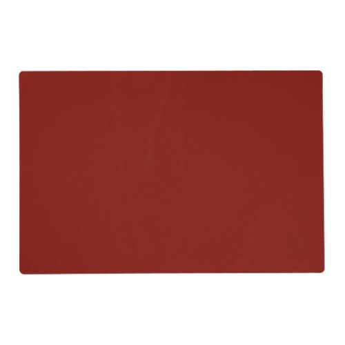 Barn Red solid color  Placemat