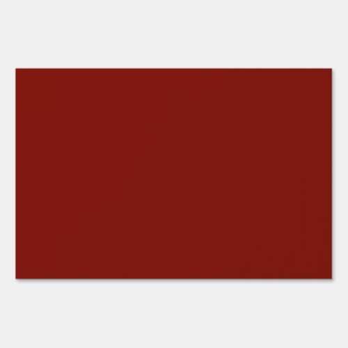 Barn Red solid color  Sign