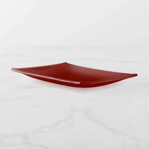 Barn Red solid color  Trinket Tray