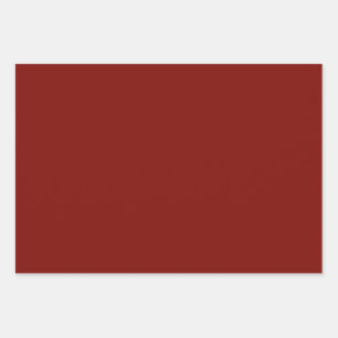 Barn Red (solid color)  Wrapping Paper Sheets
