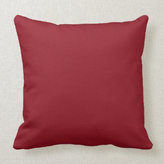 Barn Red Texture Print Pillow 20x20