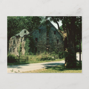 Barn Ruin Postcard