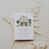 Barn Save The Date, Rustic Farmhouse Save The Date
