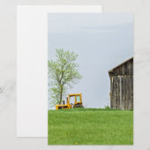 Barn Scene With Tractor (Front/Back)